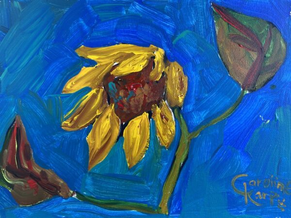 painting of a sunflower